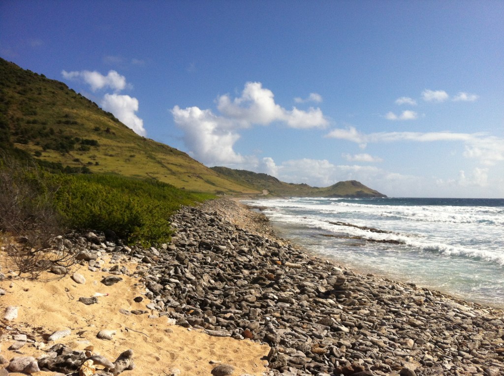 Beach run, St Barth